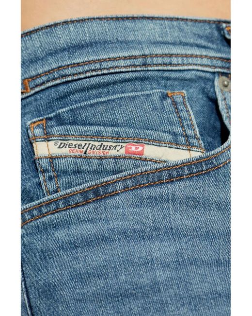 DIESEL Blue 2023 D Finitive Straight Leg Jeans for men