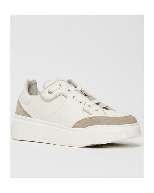 Max Mara White Lace-Up Low-Cut Casual Shoes