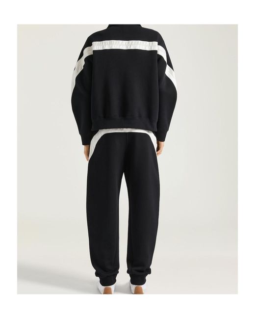 Givenchy Black Signature Embroidered Jogger Pants for men