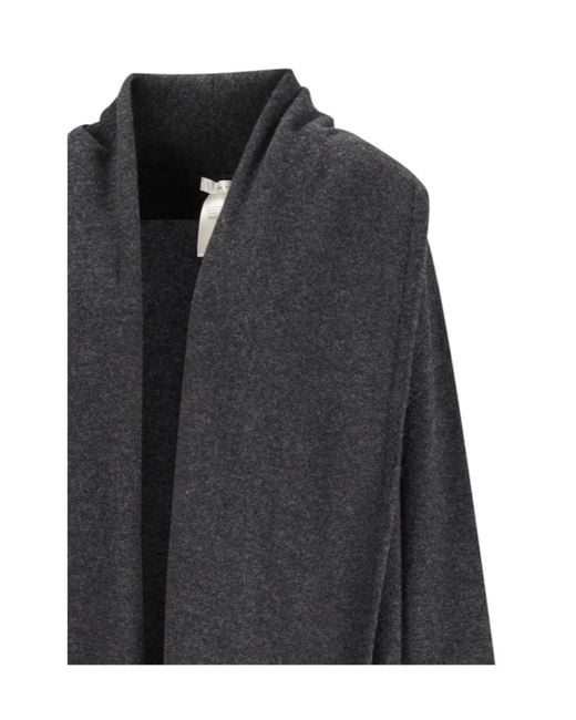 The Row Gray Open-Front Cardigan