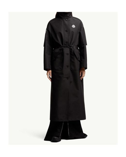 Moncler Black X Ee72 By Edward Enninful Winifred Trench Coat
