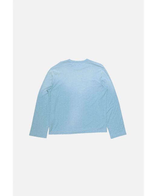 Acne Blue Sprayed 1996 Long-Sleeve T-Shirt for men