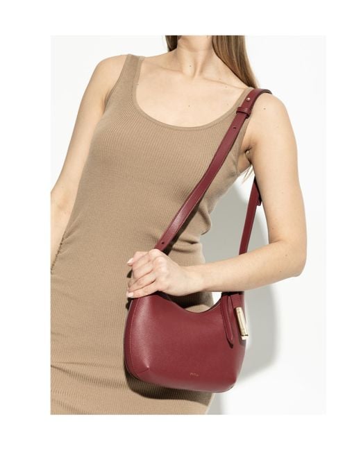 Furla Red Goccia S Shoulder Bag