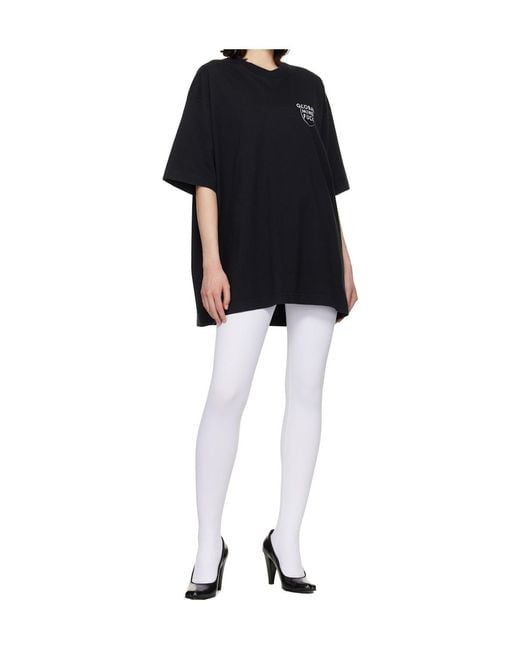 Vetements White Push-Up Elastic Waist Leggings