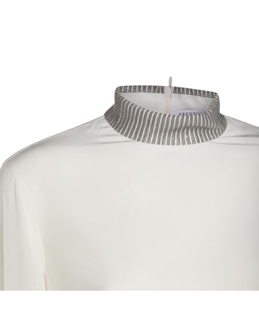 Brunello Cucinelli White Top