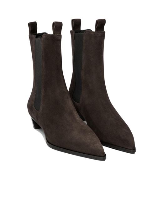 Aeyde Black Kiwi Short Boots