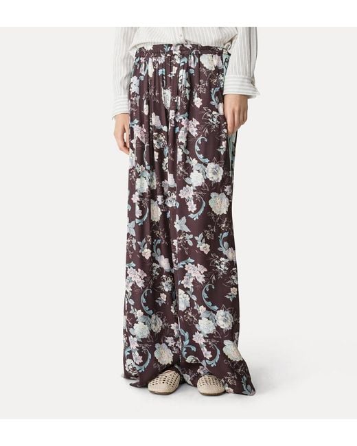 Forte_forte White Jacquard Trousers Peonia My Love
