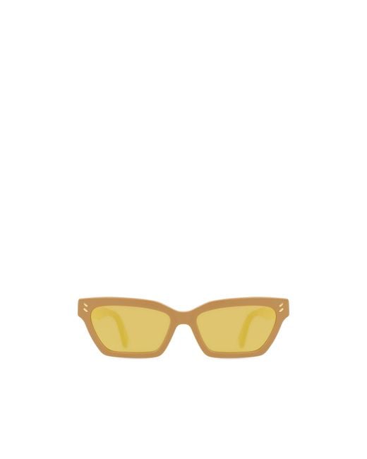 Stella McCartney Yellow Logo Sunglasses