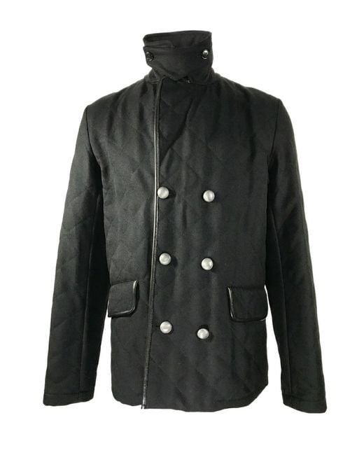 Gucci Black Double-Breasted Casual Jacket for men