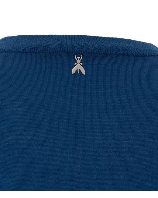 Patrizia Pepe Blue Long Sleeved Sweater