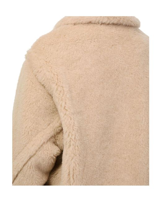 Max Mara Natural Teddy Cropped Coat