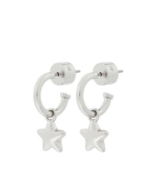 COACH White Star Earrings