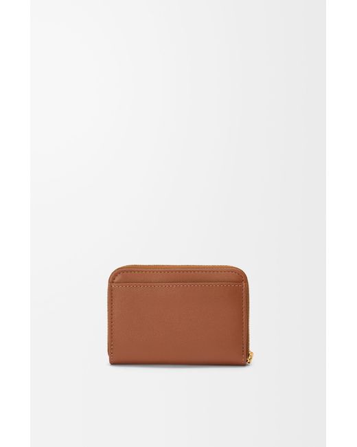 Loewe Brown Zipped Coin Purse