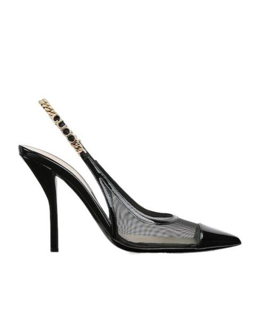 Gucci Black Signoria Slingback Pumps
