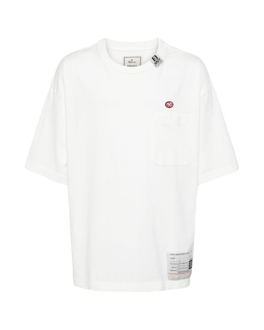 Maison Mihara Yasuhiro White Lo Fi Vision Crewneck T-Shirt for men