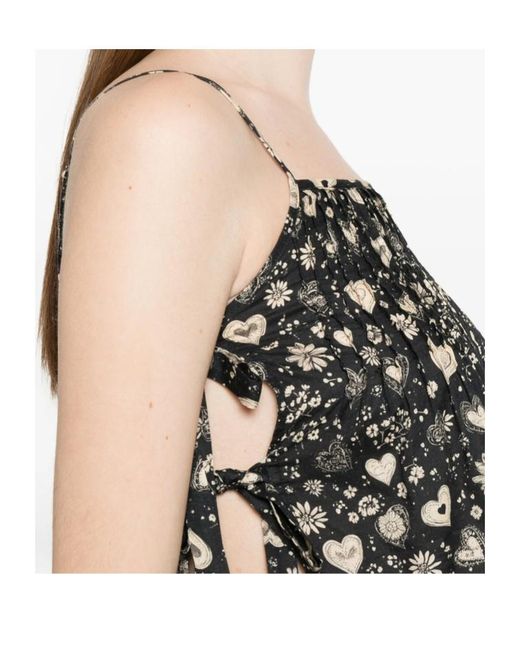 R13 Black Printed Vest