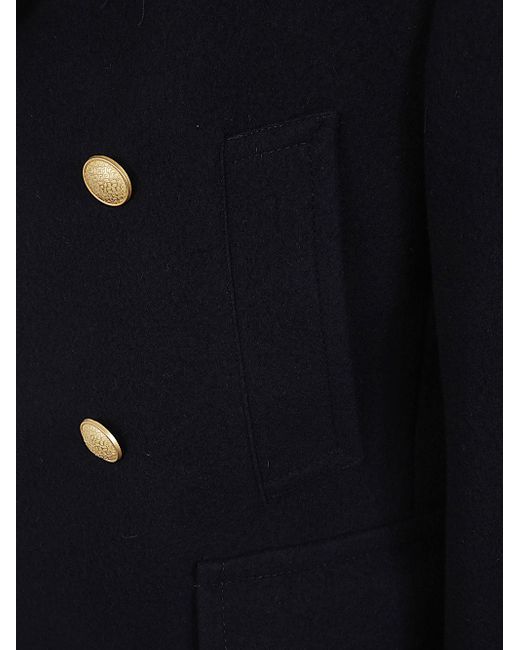 Tagliatore Blue "Sailing" Wool And Cashmere Coat for men