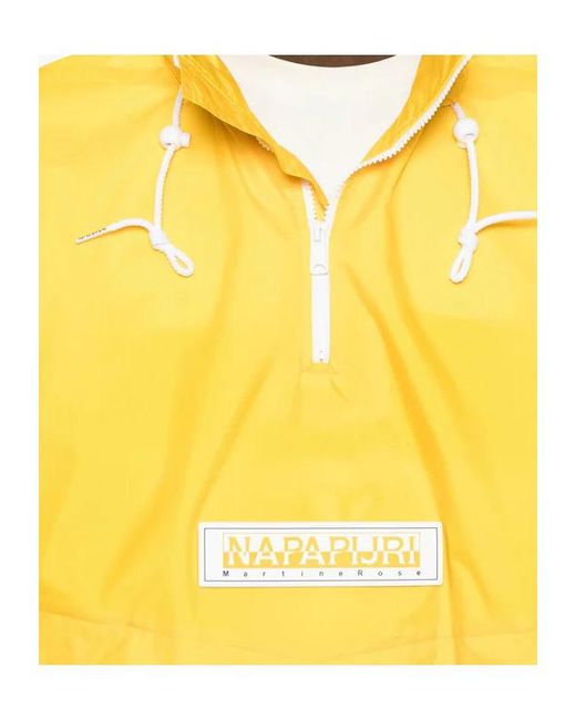 Napapijri Yellow Rainforest Axl Anorak for men