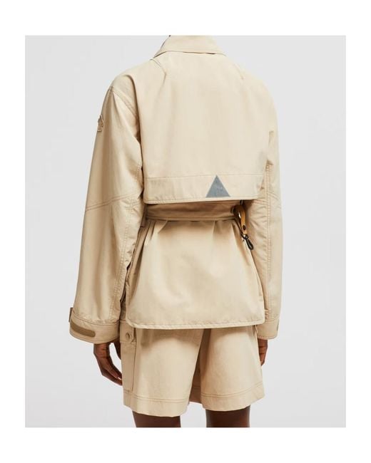 Moncler Natural Kaeng Belted Field Jacket