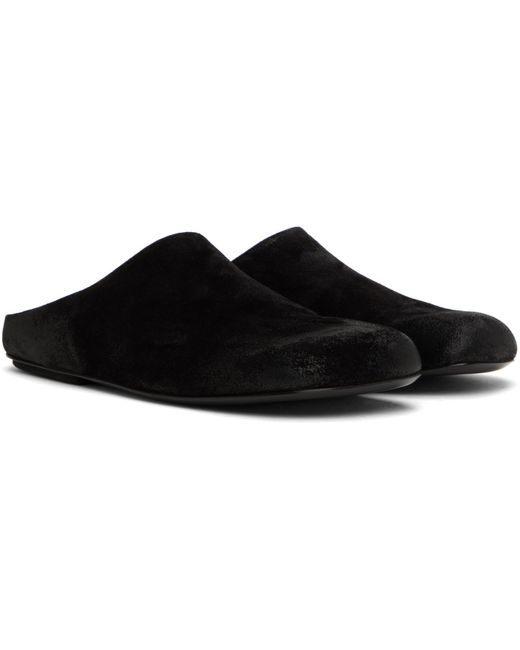 Marsèll Black Round Toe Mules for men