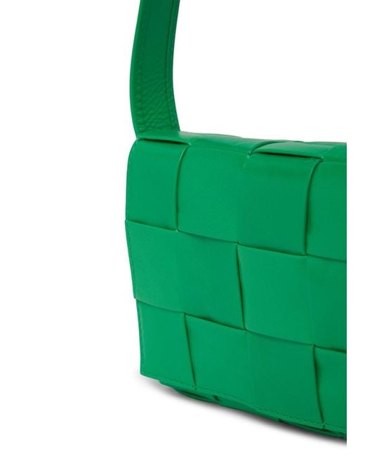 Bottega Veneta Green Logo Shoulder Bag for men