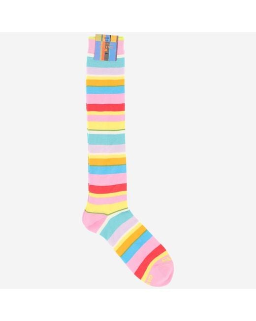Gallo Orange Printed Socks for men