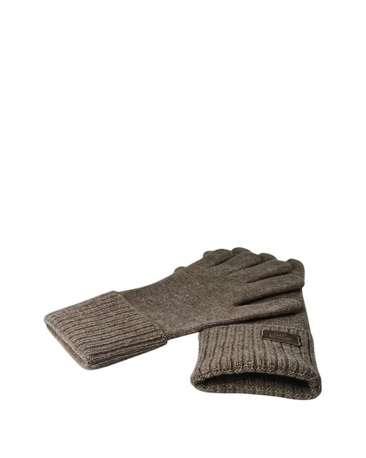 Weekend by Maxmara Brown Zamianew Ribbed Gloves