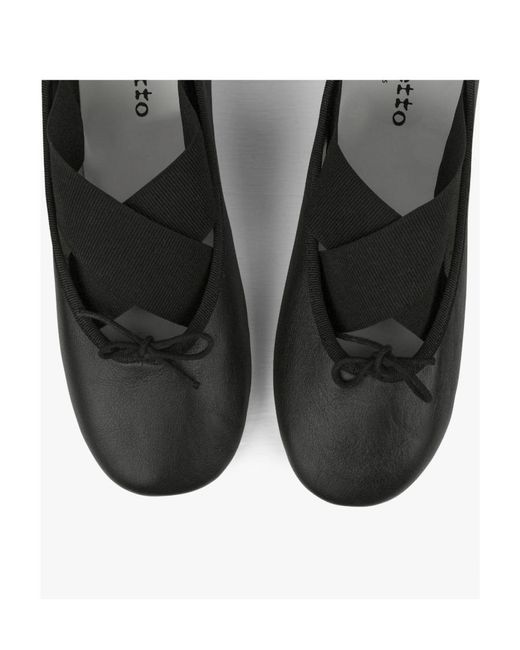 Repetto Black Gianna Ballerina Flats