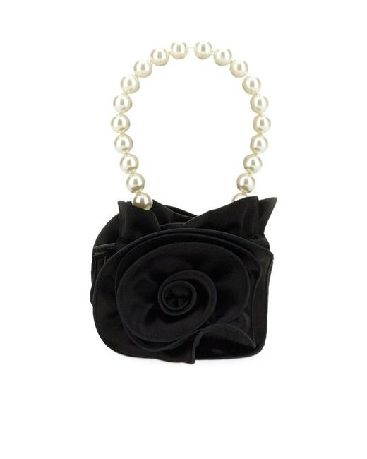 Magda Butrym Black Embellished Small Tote Bag