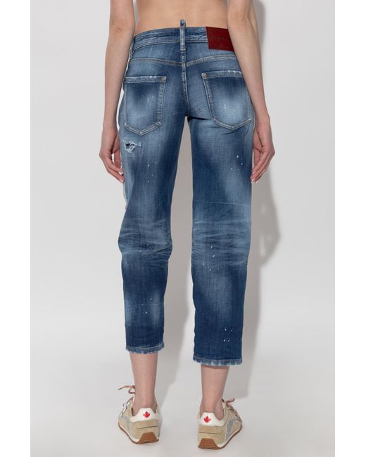 DSquared² Blue Jenna Distressed Jeans