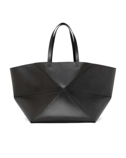 Loewe Black Xxl Puzzle Fold Tote Bag for men