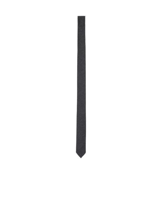 Thom Browne White Classic Tie for men