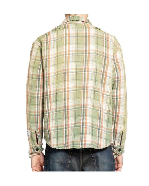 GALLERY DEPT. Metallic Plaid Shirt for men