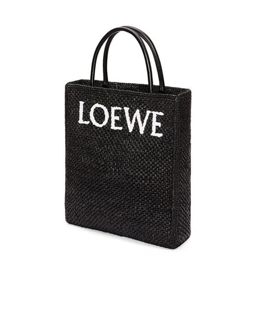 Loewe Black Standard A4 Tote Bag