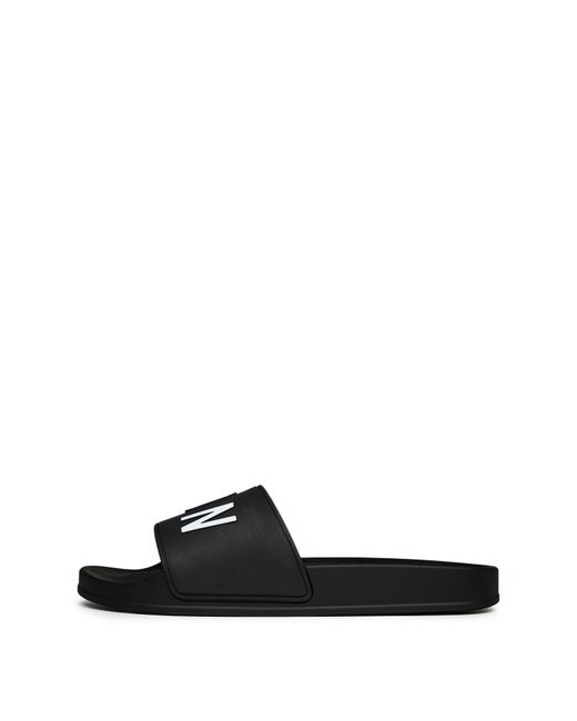 DSquared² White Printed Flat Slippers