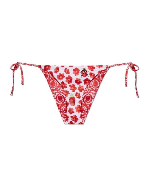 Versace Red Bikinis
