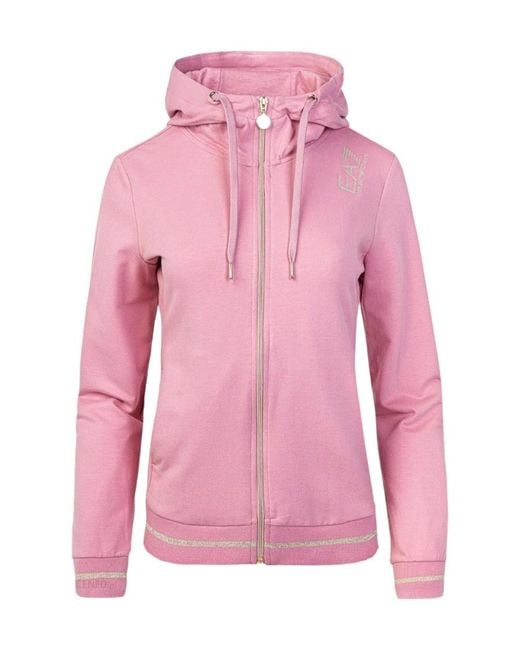 EA7 Pink Logo Pattern Sweater