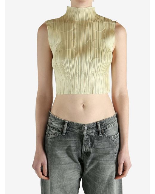 Pleats Please Issey Miyake Multicolor Pleats Please Issey Miyake Tune Shirt