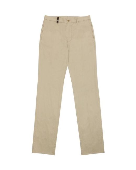 Ferragamo Natural Straight Casual Pants for men