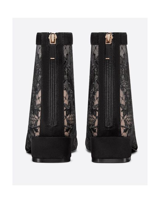 Dior Black Naughtily-D Heeled Ankle Boot