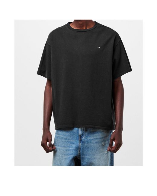 GALLERY DEPT. Black Micro Logo T-Shirt for men