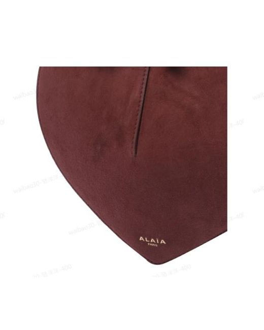 Alaïa Red Alaïa 3D Heart-Shaped Bag