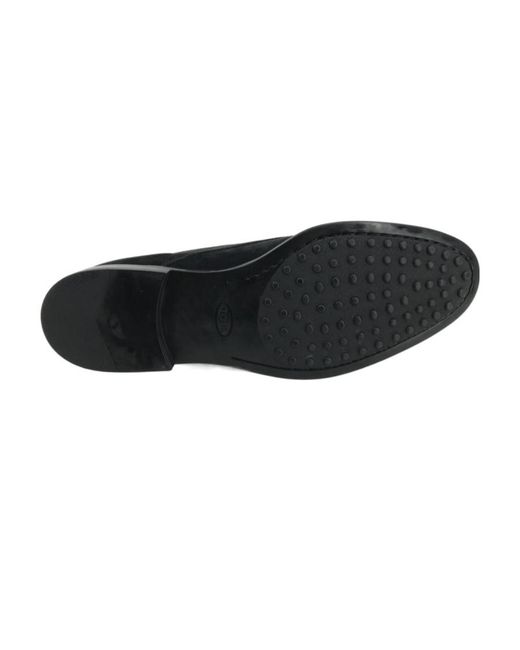 Tod's Black Logo Casual Shoes for men