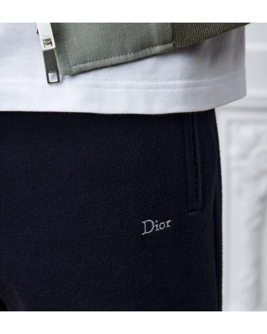 Dior Blue Oblique Track Pants for men