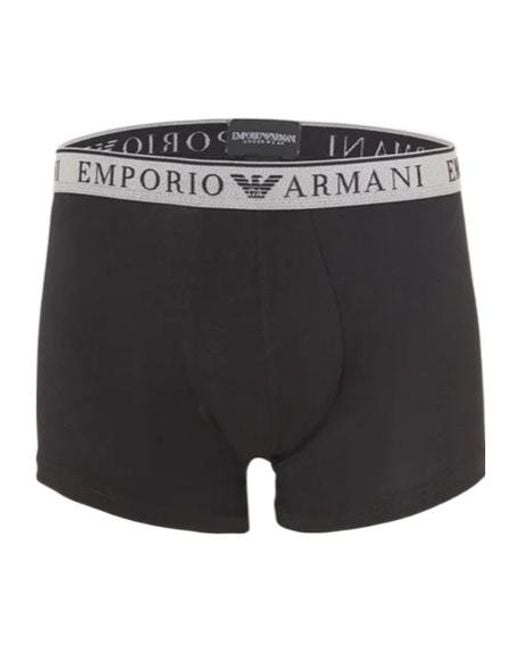 Emporio Armani Gray Two-Pack Of Boxer Briefs for men