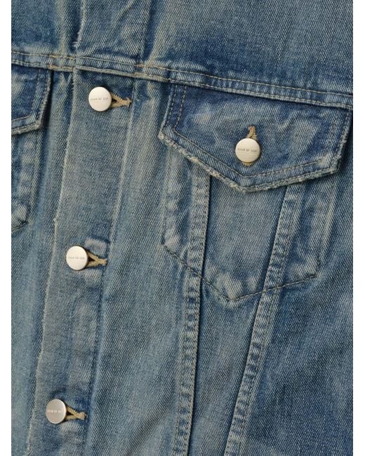 Fear Of God Blue Japanese Selvedge Classic Trucker Jacket for men