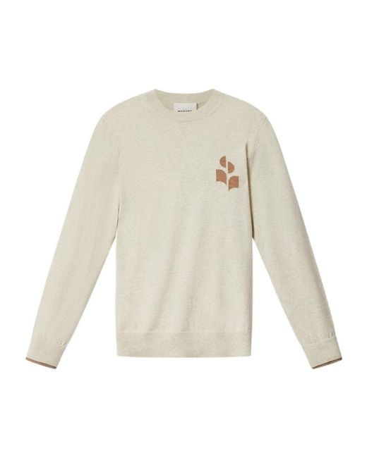 Isabel Marant White Antea Pullover for men