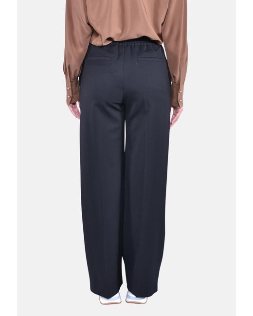 Weekend by Maxmara Blue Elastic Waist Casual Pants
