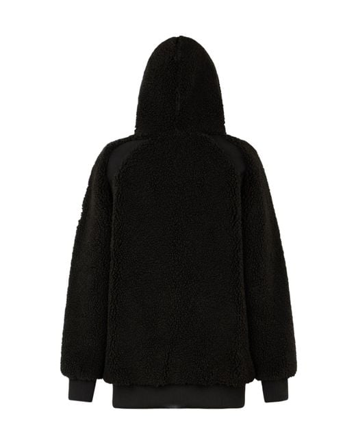 Moose Knuckles Black Holland Sherpa Hoodie