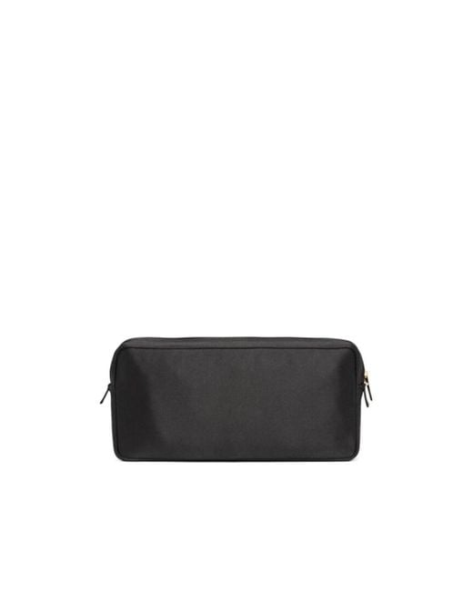 Prada Black Silk Satin Jewelry Case
